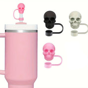 Protector de pajilla en forma de calavera
