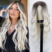 Peluca de cabello largo ondulado - Dressygt