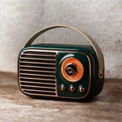 Bocina bluetooth retro portátil