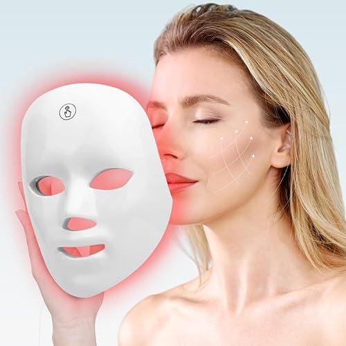 Mascarilla con luz LED para tratamiento facial - Dressygt