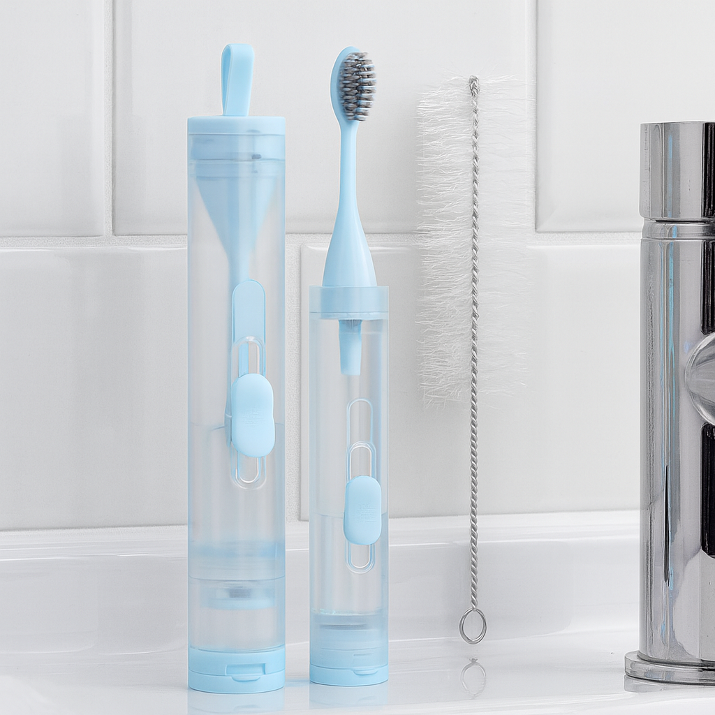 Cepillo de dientes 2 en 1 de viaje - Dressygt