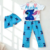 Conjunto de pijama de stitch