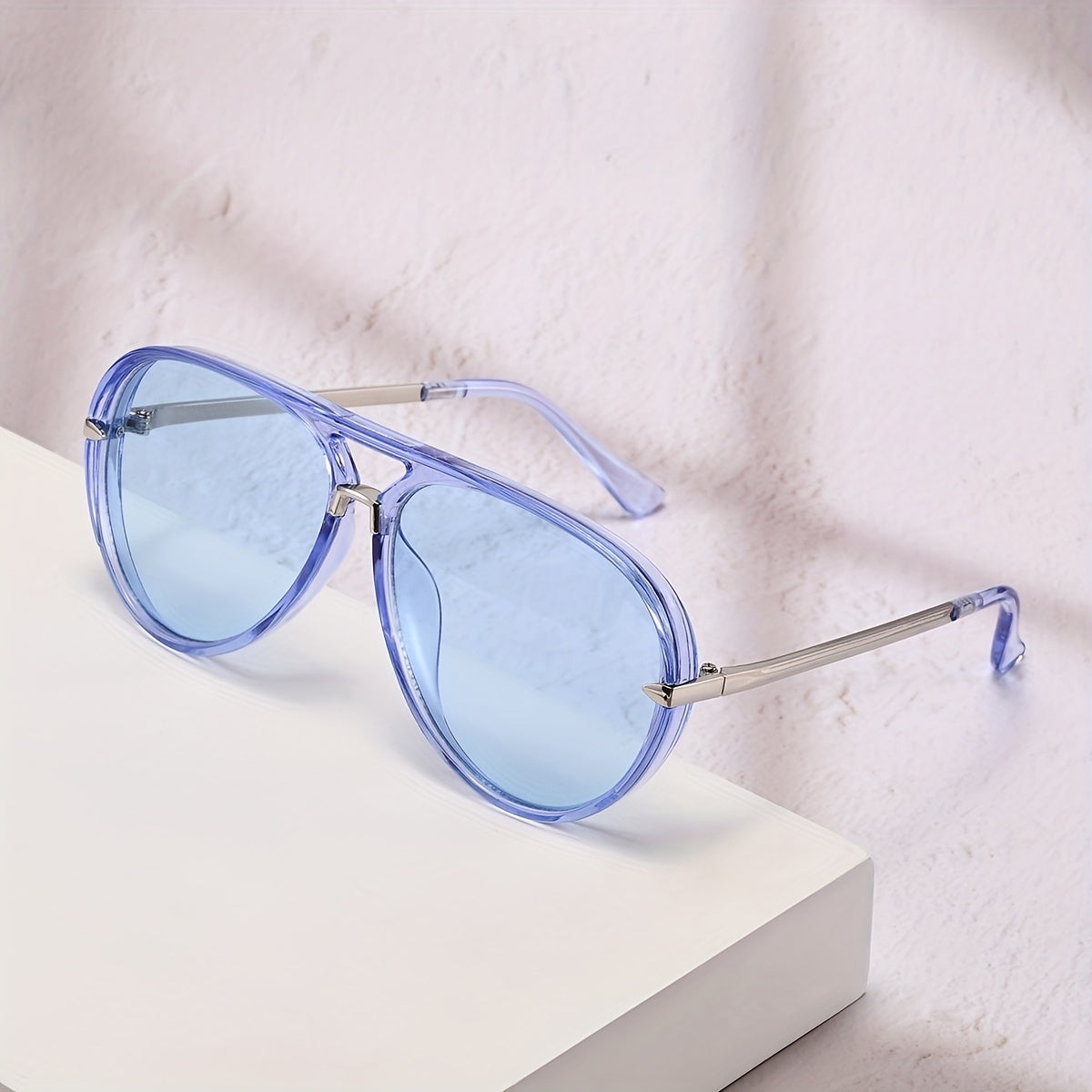 Lentes con diseño estilo aviador tonalidades pastel - Dressygt