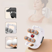 Masajeador corporal multifuncional 6 cabezales