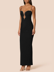 Vestido elegante con escote