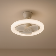 Ventilador con luz LED