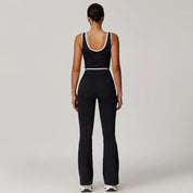 Conjunto deportivo flare con cintura cruzada - Dressygt