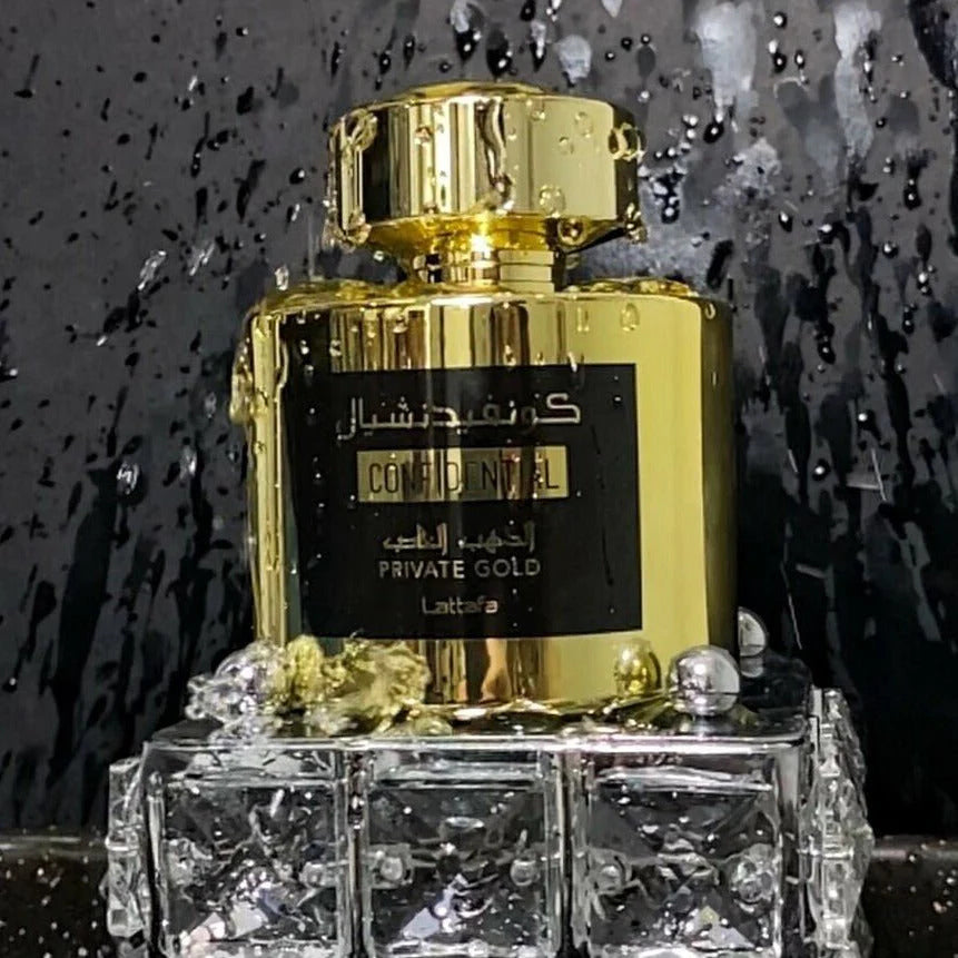 Perfume Confidential Private Gold de Lattafa - Dressygt