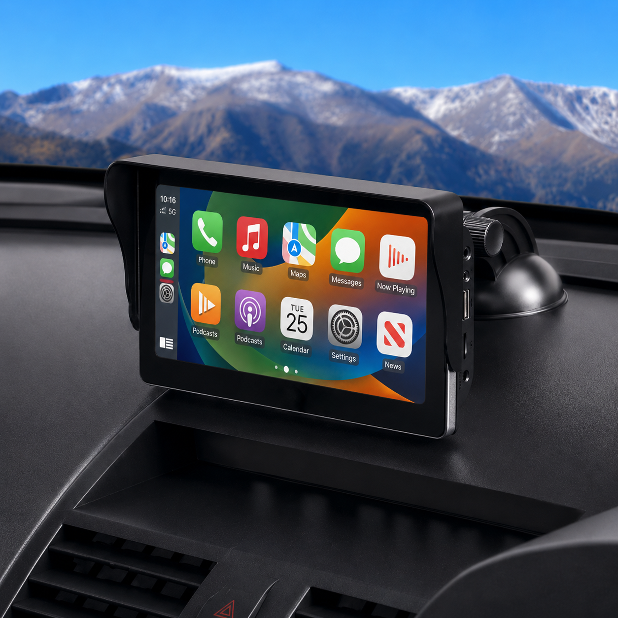 Pantalla CarPlay inalámbrica 7" para carro