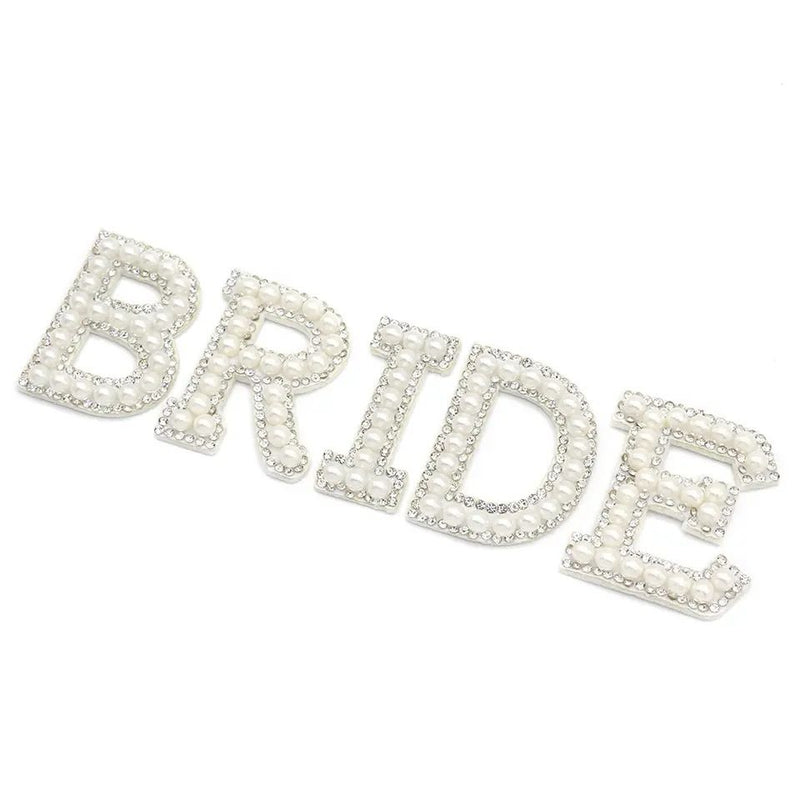 Parche de letras de la palabra BRIDE