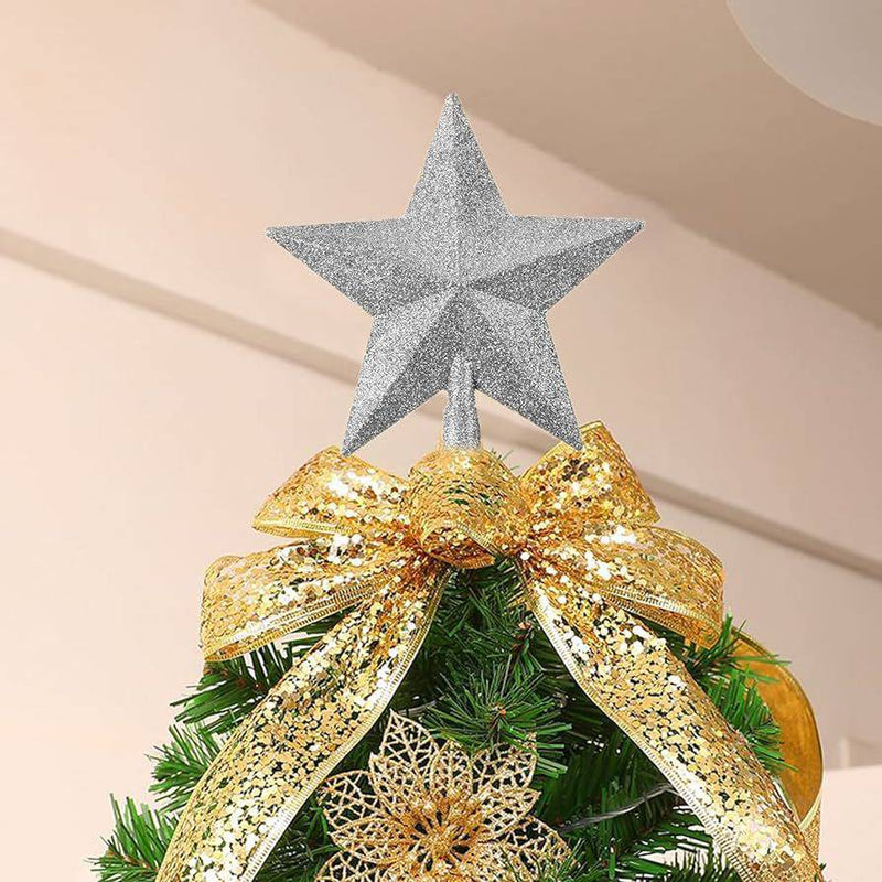 Estrella del árbol de navidad.