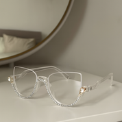 Lentes clear con brillos - Dressygt