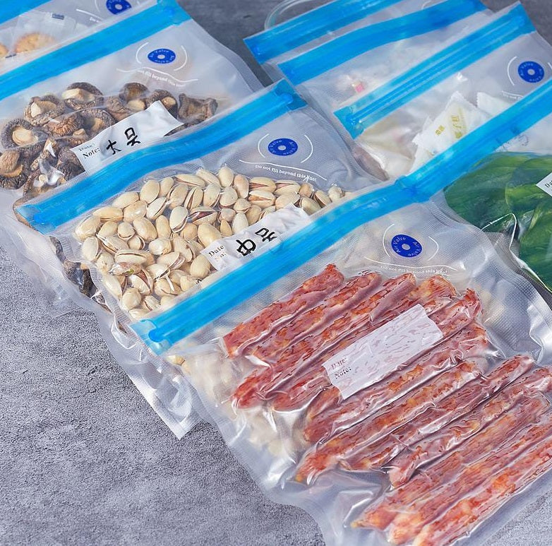 Bolsa pequeña de almacenamiento al vacío para alimentos
