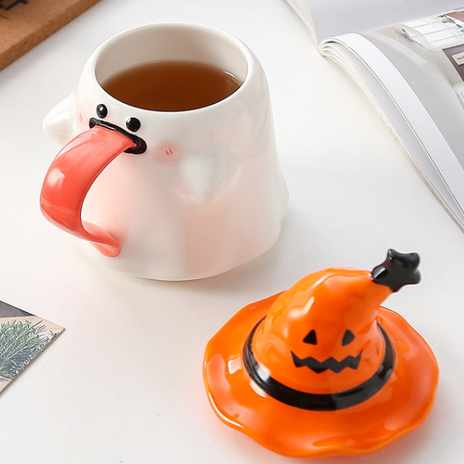 Taza de fantasma con sombrero de bruja - Dressygt