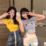 Crop top "pokemon "