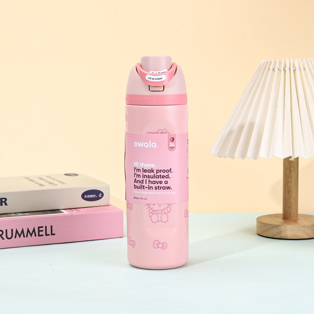 Pachón tipo Owala con diseño de Hello Kitty - Dressygt