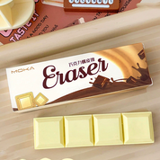 Borrador en forma de chocolate