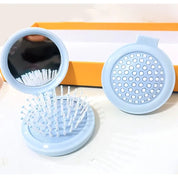 Mini cepillo plegable con espejo