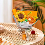 Mini bouquet de flores tejidas - Dressygt
