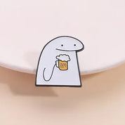 Pin esmaltado ilustrado de  florks graciosos - Dressygt