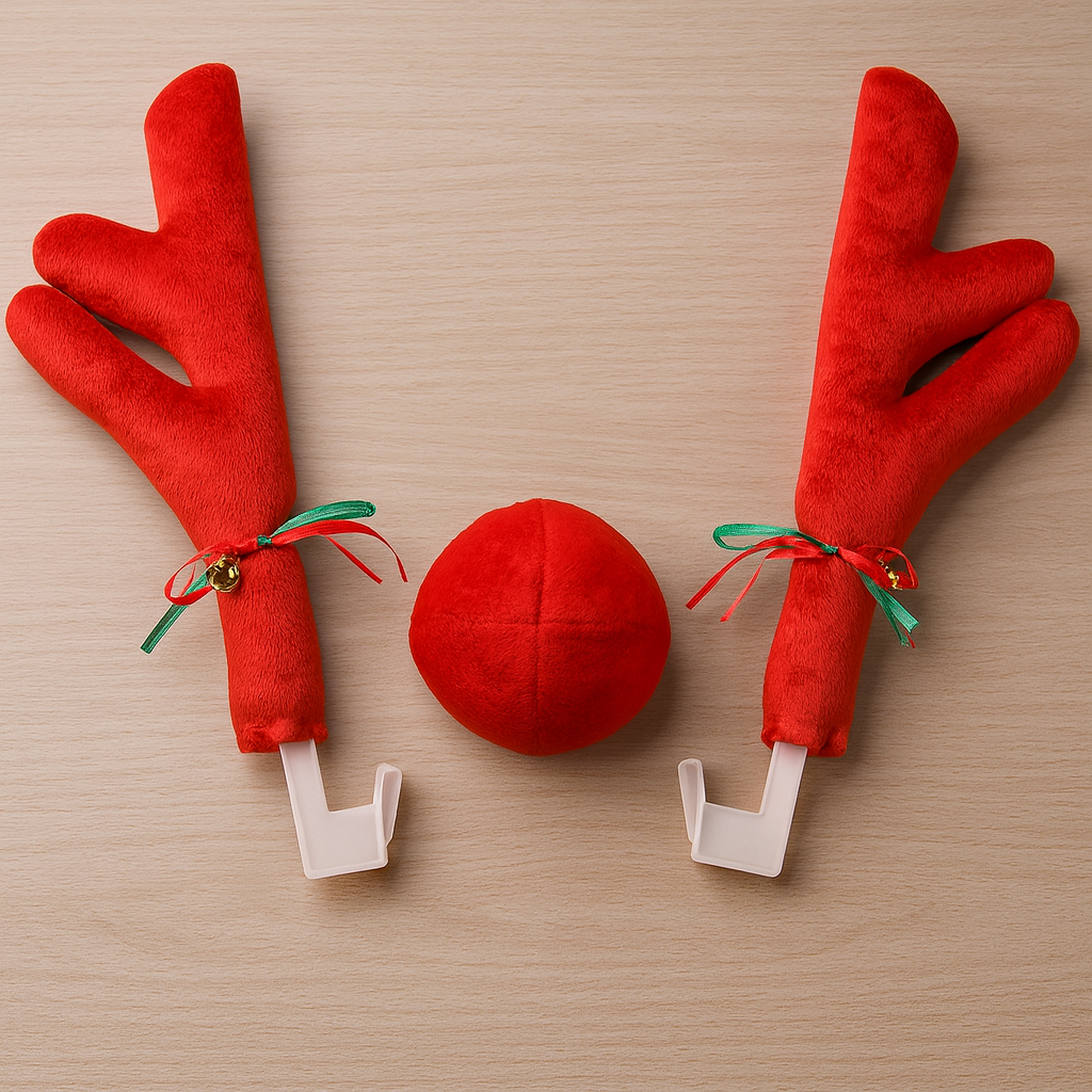 kit de Reno navideño para auto