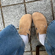 Zapatos tipo mules o suecos