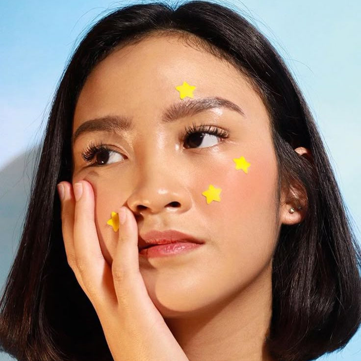 Parches faciales antiacné en forma de estrella - Dressygt