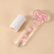 Masajeador facial de vidrio con diseño de corazón - Dressygt