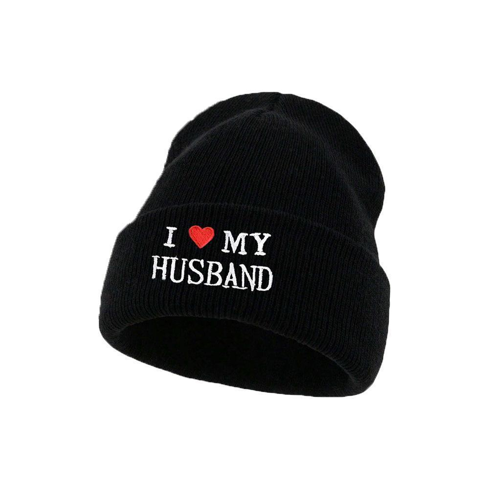 Gorro con texto para parejas