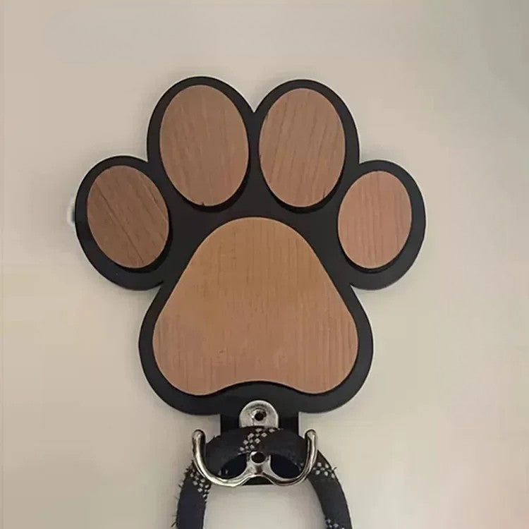 Colgador de correa para perro diseño de huella