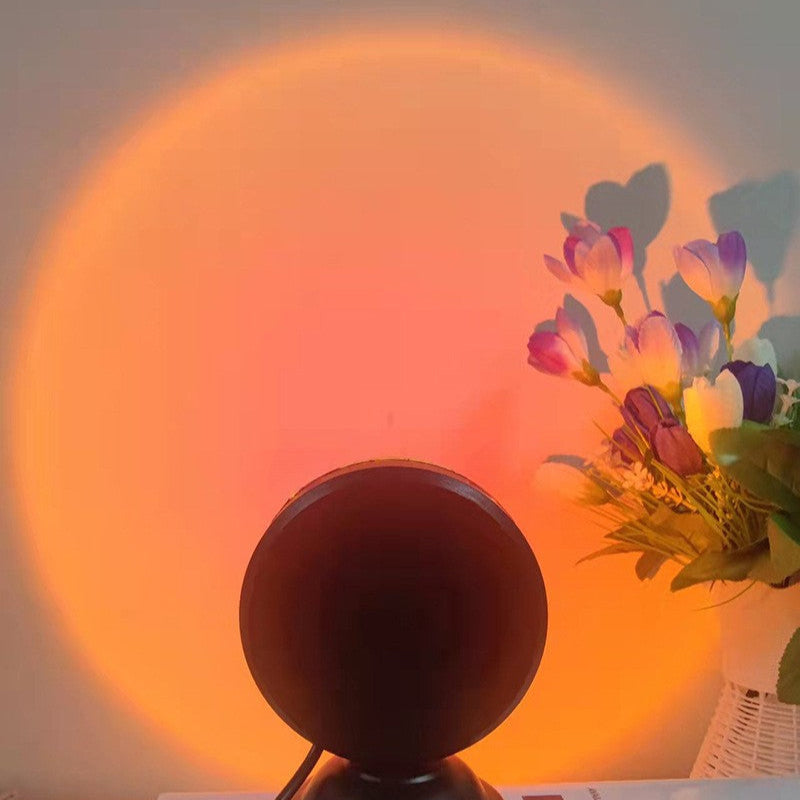 Lámpara proyectora LED tipo “sunset light”
