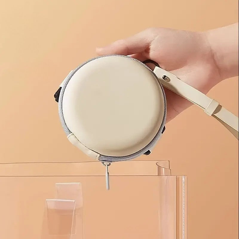 Case circular para lentes plegables