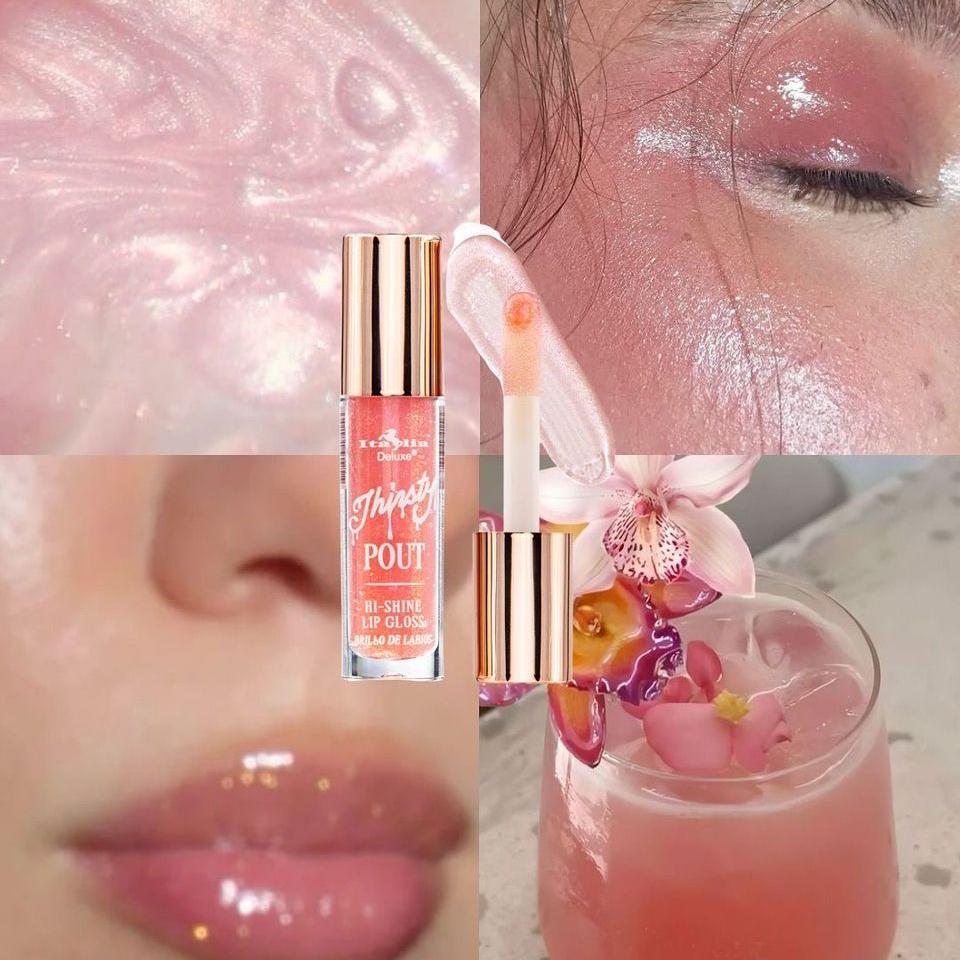 Thirsty Pout Hi-Shine Lip Gloss de Italia Deluxe
