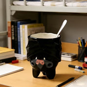 Taza con diseño de murciélago