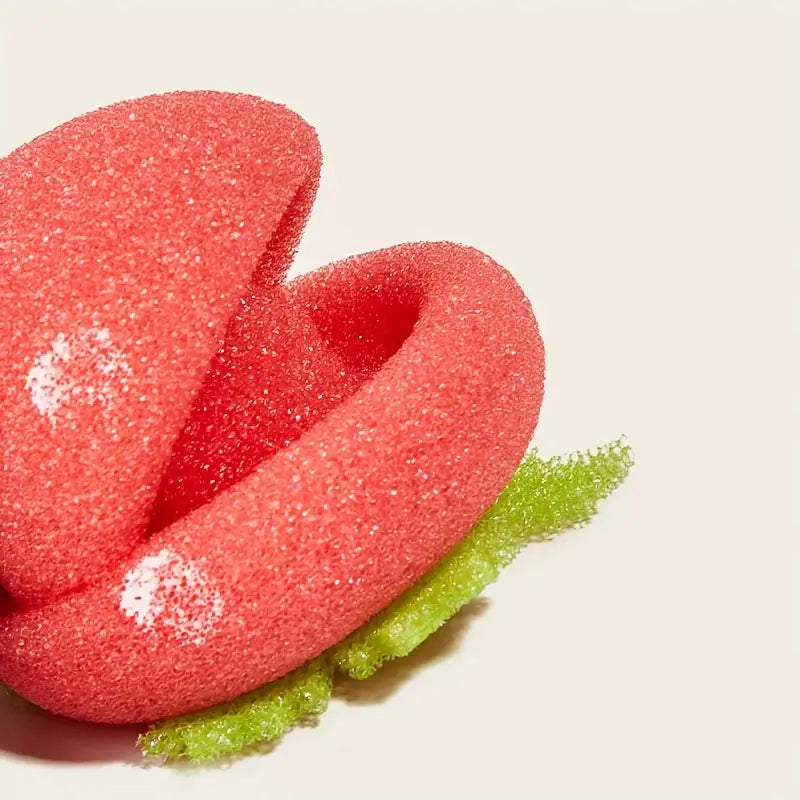 Juego de rizadores sin calor en forma de fresa