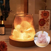 Lámpara aromática de cuarzo con luz cálida - Dressygt