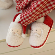 Pantuflas navideñas de Santa Claus