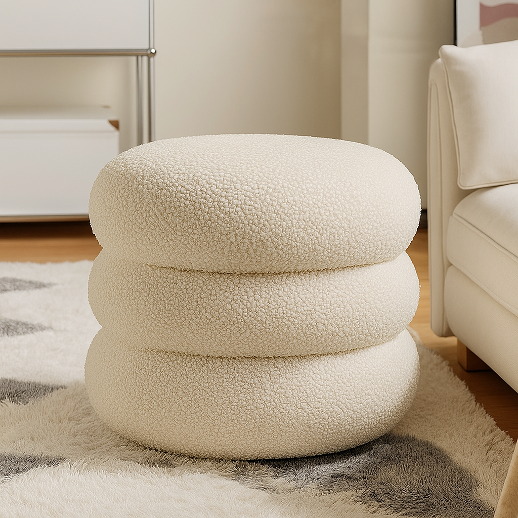 Taburete pequeño con asiento acolchonado - Dressygt