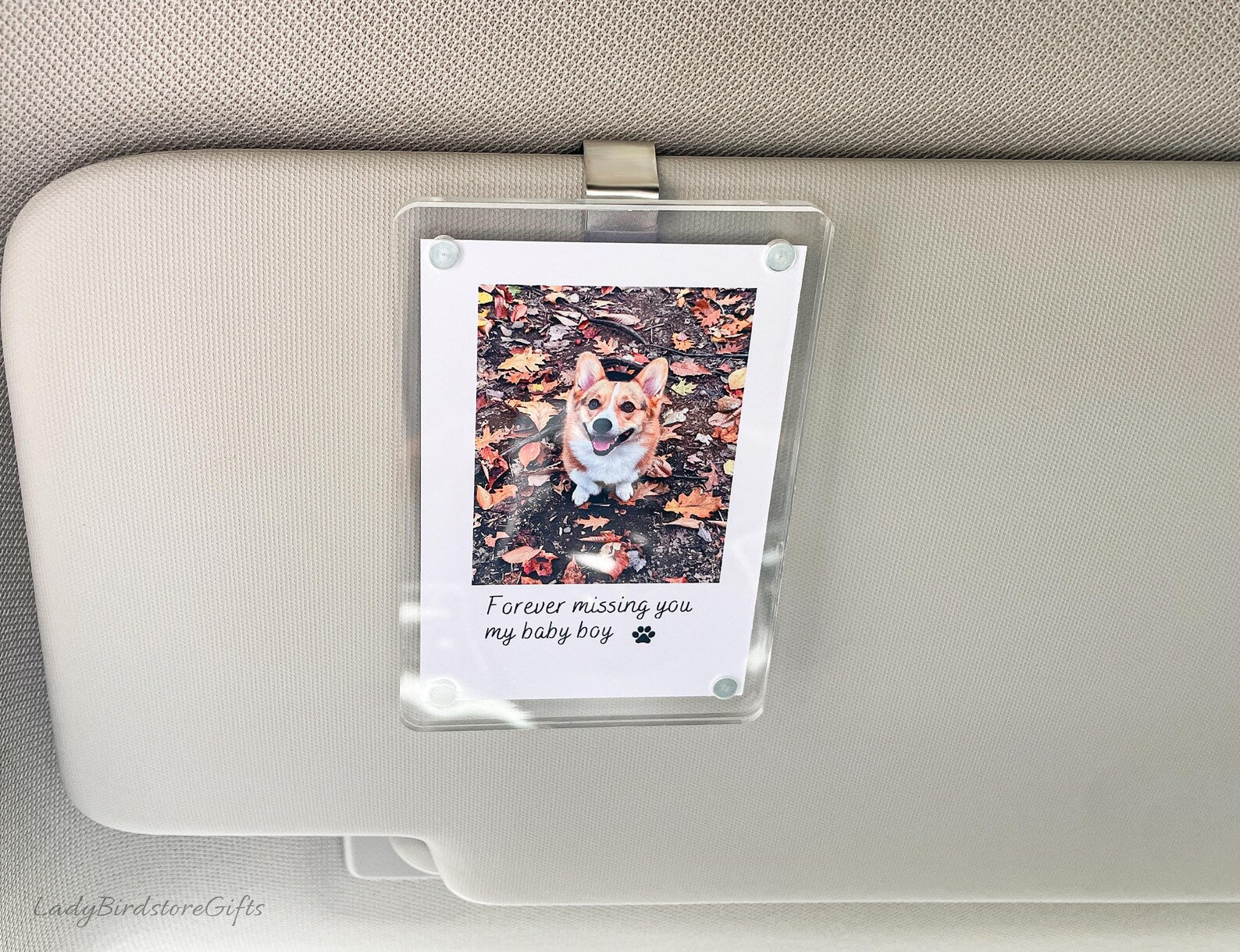 Marco acrílico para fotos con agarrador