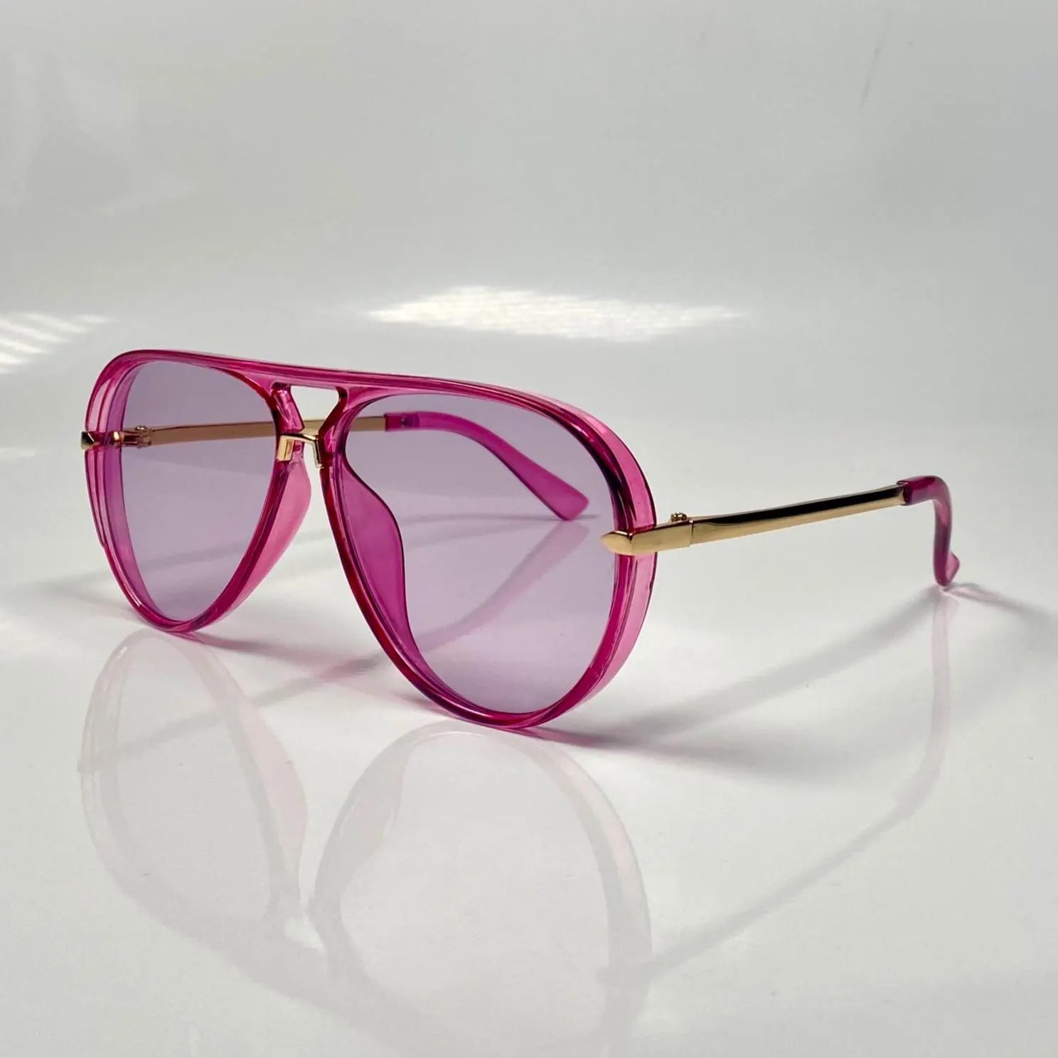 Lentes con diseño estilo aviador tonalidades pastel - Dressygt