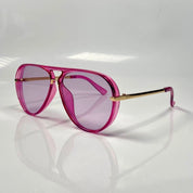 Lentes con diseño estilo aviador tonalidades pastel - Dressygt