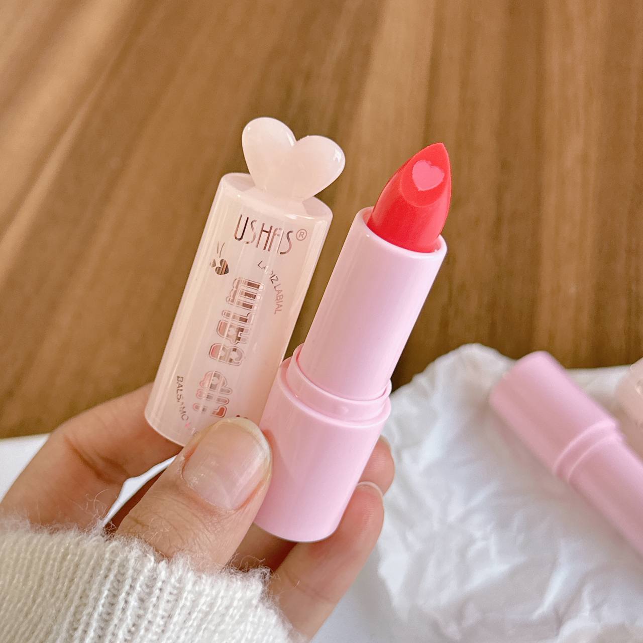 Lip balm con color hidratante