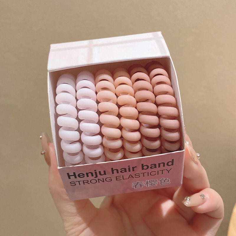 Set de 6 colas en espiral