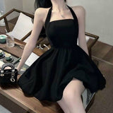vestido corto negro