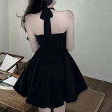 vestido corto negro