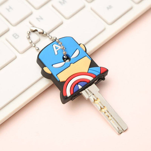 Dúo de fundas para llaves "CAPITAN AMERICA"