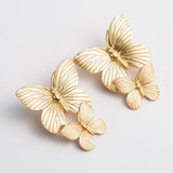Aretes de mariposa