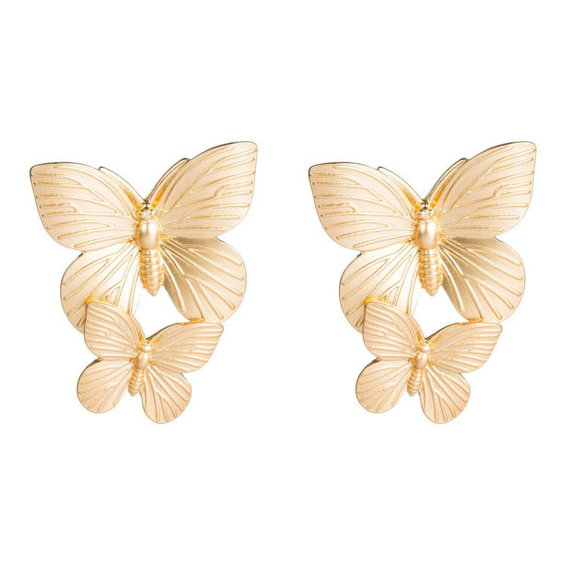 Aretes de mariposa
