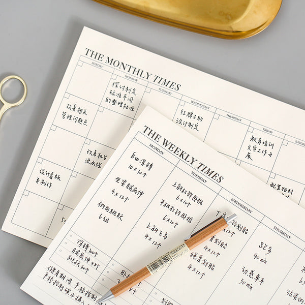 Planner notepad