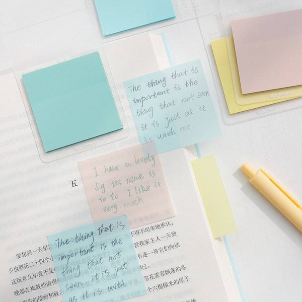 Mini post-it transparente